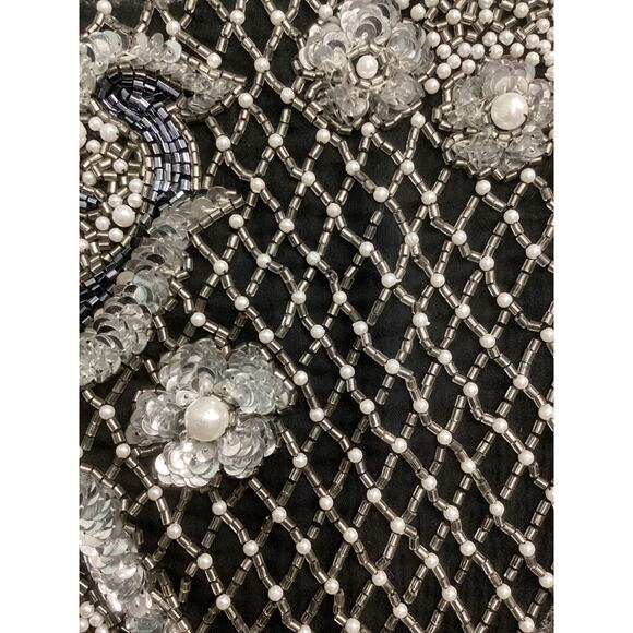 Gorgeous Roarke New York Women Beaded Bib Collar Scarf Necklace Statement Piece - Picture 4 of 7